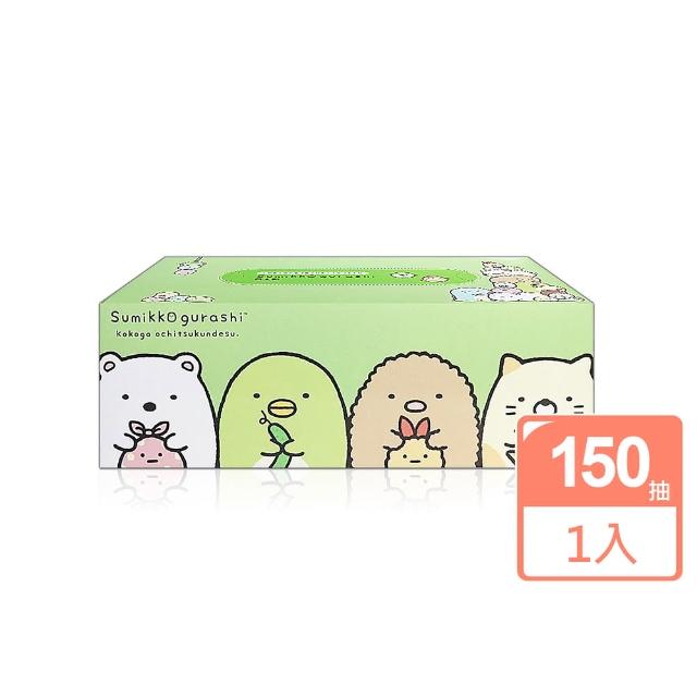 【日本SG】卡通印花盒裝面紙150抽