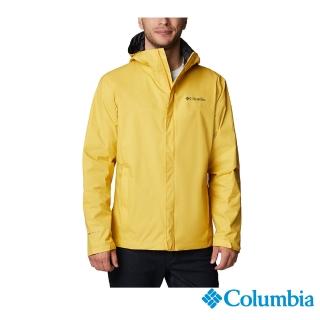 【Columbia 哥倫比亞 官方旗艦】男款- Omni-Tech防水外套-黃色(URE24330YL / 2023春夏)