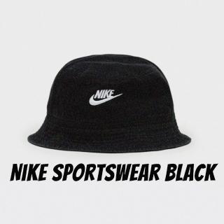 【NIKE 耐吉】漁夫帽 Nike Sportswear Black 小logo 漁夫帽 男女款 DC3967-010