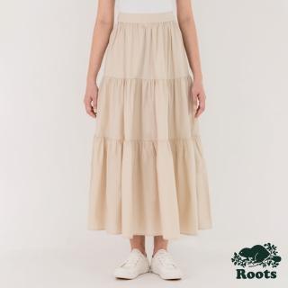 【Roots】Roots女裝- 喚起自然之心系列 有機棉蛋糕裙(燕麥色)