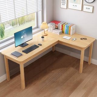 【HappyLife】實木L型轉角書桌 Y11108(電腦桌 工作桌 餐桌 桌子 木桌 實木桌 木頭桌 辦公桌)