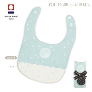 【Gift DollBao】日本今治毛巾系列-口水兜_雙面寶寶紗布巾(經典泡泡)