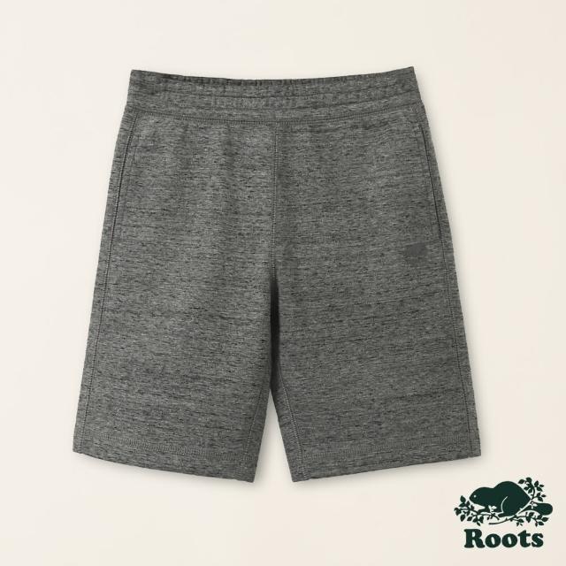 【Roots】Roots大童-喚起自然之心系列 簡約五分短褲(灰色)
