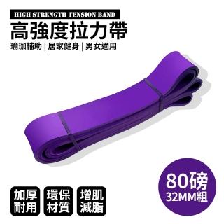 【HH】瑜珈健身輔助 32MM 高強度拉力帶-80磅(加厚耐用/阻力帶/彈力繩/健身器材)