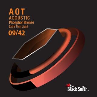 【BlackSmith】APB-0942 奈米碳纖維 AOT 薄包膜 磷青銅 民謠吉他弦(原廠公司貨 商品保固有保障)