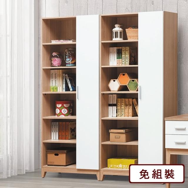 【AS 雅司設計】歐木2.7尺開放式單門書櫃-80.1*31.8*194.5CM-紅框部分