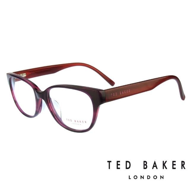 【TED BAKER】倫敦質感時尚造型光學鏡框(TB9053-765·酒紅)