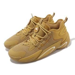 【adidas 愛迪達】籃球鞋 BYW Select 男鞋 金棕 土黃 天足 魔鬼氈 運動鞋 愛迪達(IG4946)