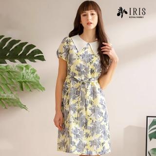 【IRIS 艾莉詩】優雅剪影白領洋裝(32604)