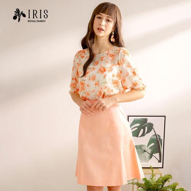 【IRIS 艾莉詩】水晶玫瑰印花罩衫(32150)