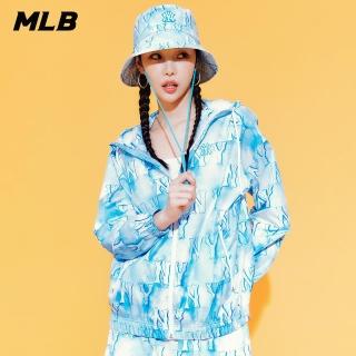 【MLB】女版夏日防風外套 MONOGRAM系列 紐約洋基隊(3FWJM0733-50ABS)