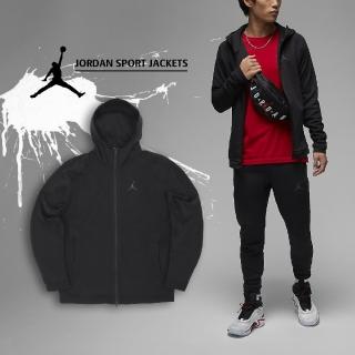 【NIKE 耐吉】外套 Jordan Sport Jackets 男款 黑 連帽外套 喬丹 Dri-FIT 運動(DV9784-010)