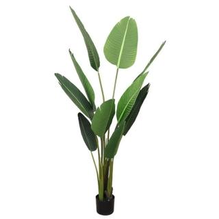 【JEN】仿真綠色植物落地盆栽擺飾高約120cm(旅人蕉)