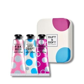 【DUFT&DOFT】韓國香水護手霜精緻鐵盒套組(25mlx3入)