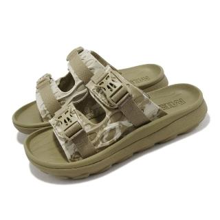 【MERRELL】拖鞋 HUT Ultra WRAP 男鞋 沙色 綠 可調整 快乾材質 戶外(ML005315)