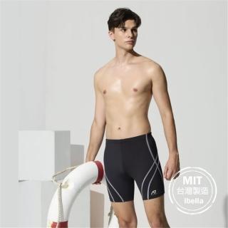 【ibella 艾貝拉】台灣製造MIT現貨男萊卡五分褲平口泳褲36-66-8H23309-23(M~EL 溯溪 溫泉)