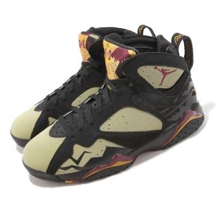 【NIKE 耐吉】休閒鞋 Air Jordan 7 Retro SE 男鞋 黑 橄欖綠 金 喬丹 7代(DN9782-001)