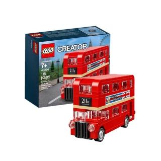 【LEGO 樂高】積木 迷你倫敦雙層巴士 Mini London Bus 40220(代理版)