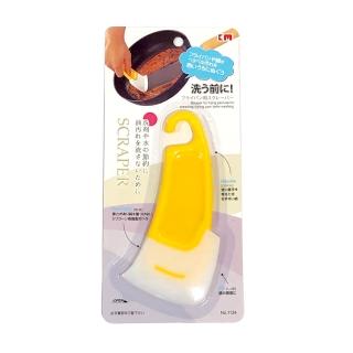 【日本KM】油汙清潔刮刀－黃色(刮刀/矽膠刮刀/烘培用具)