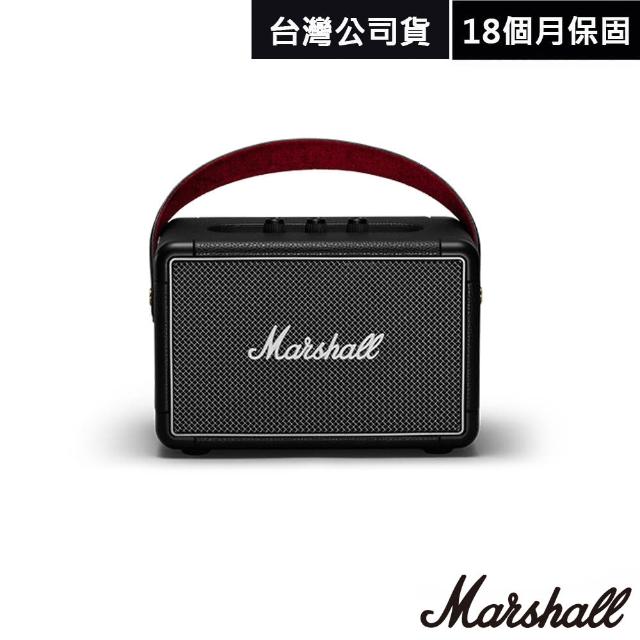 【Marshall】Kilburn II 攜帶式藍牙喇叭(經典黑)