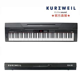 【KURZWEIL】KA90-黑行動電鋼琴 Portable Digital Piano(全配重鎚擊式88鍵、四段觸控靈敏度可調)
