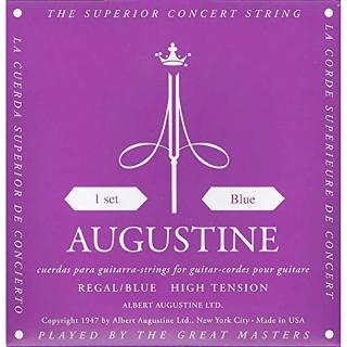 【Augustine 奧古斯汀】Regal Blue 奧古斯丁 皇家藍 超高/高張 古典吉他弦(原廠公司貨 商品保固有保障)