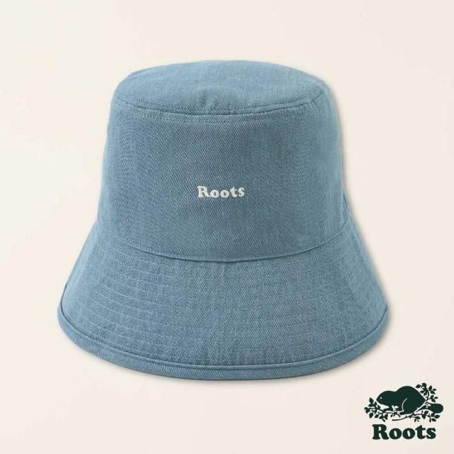 【Roots】Roots配件-舒適生活系列 雙面漁夫帽(淺藍)