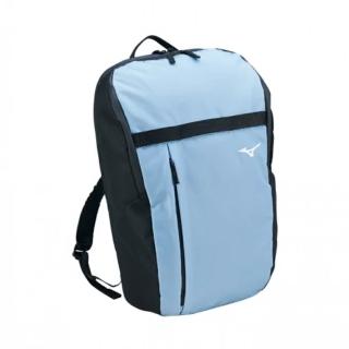 【MIZUNO 美津濃】後背包 運動包 書包 旅行包 登山包 藍 33TD310105