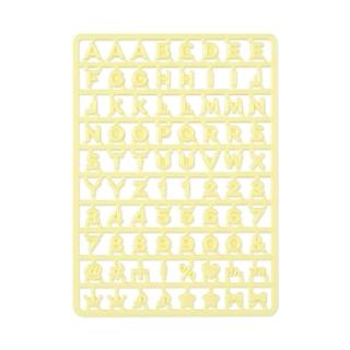 【小禮堂】Sanrio大集合 文字拼圖組 - 黃款(平輸品)