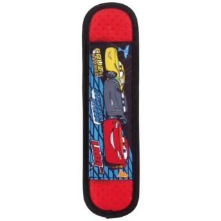 【小禮堂】Disney 迪士尼 閃電麥坤 水壺減壓護套 - 紅黑三台車款(平輸品)