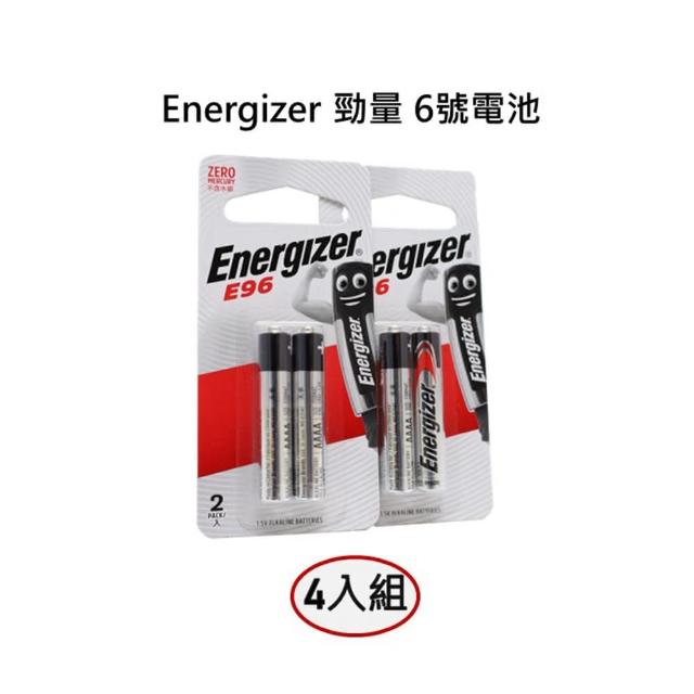 【Energizer 勁量】AAAA 6號鹼性電池 4入/組(勁量電池 電力持久 常用於小型設備)