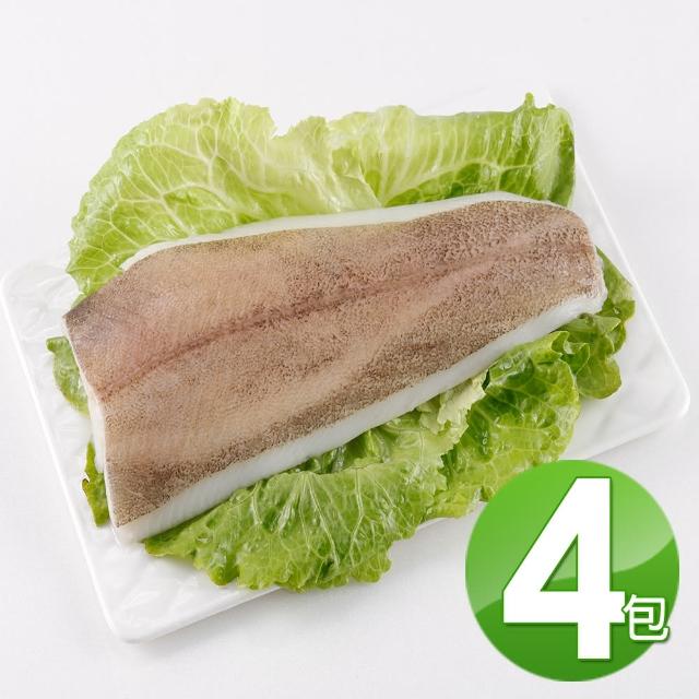 【華得水產】扁鱈魚清肉4包組(300-400g/包)