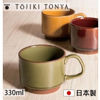 【Tojiki Tonya】永新陶苑 日本製美濃燒MAJESTY陶瓷馬克杯 330ml(可微波、3色任選)