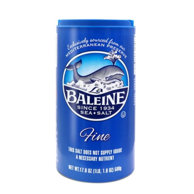 【La Baleine】鯨魚牌細海鹽 500g(法國廚師稱「具有靈魂的鹽」)