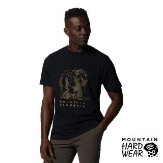 【Mountain Hardwear】Grizzly Short Sleeve 灰熊短袖棉T恤 男款 黑色 #2025191