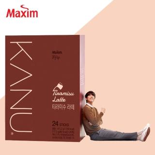 【Maxim】即期品 韓國 KANU 提拉米蘇拿鐵咖啡17.3gx24入(賞味期限2024/8/13)
