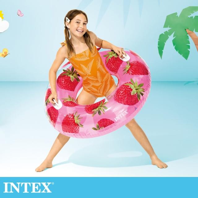 【INTEX】夏日水果游泳圈-直徑107cm 適用9+ 三種可選(56261NP)