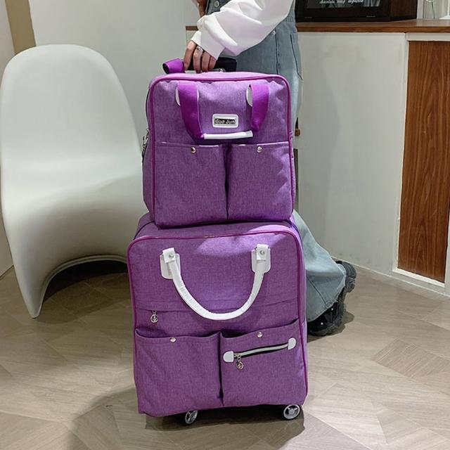 【悅生活】GoTrip微旅行--NG款 25吋巴黎盒子拉桿行李袋 大+小包(拉桿後背包 拉桿包 行李箱 拉桿袋 登機箱)