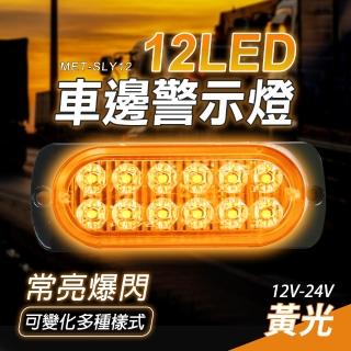 【GEORGE】車用led燈 12珠 閃爍燈 迎賓燈 led燈珠 剎車燈 B-SLY12(黃光 汽車小燈 led照明燈)