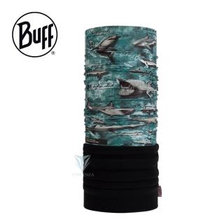 【BUFF】BF123881 國家地理-保暖頭巾 Plus - 鯊魚遨遊(吸濕排汗/保暖頭巾/四向彈性)