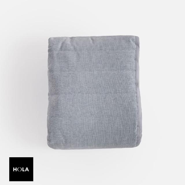 【HOLA】素色耐磨耐抓單人沙發保潔墊180x60cm-卵石灰