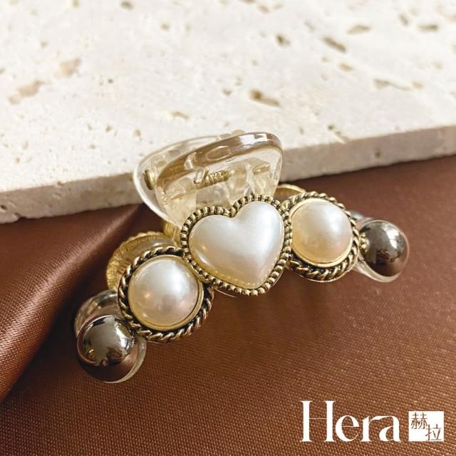 【HERA 赫拉】宮廷浪漫復古珍珠小髮夾 H1120411011(髮夾 HPI10)