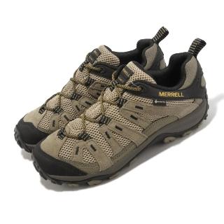 【MERRELL】登山鞋 Alverstone 2 GTX 男鞋 棕 黃 黑 防水 越野 戶外 郊山 健行 低筒(ML037133)