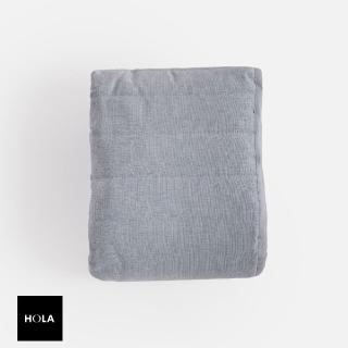 【HOLA】素色耐磨耐抓雙人沙發保潔墊180x120cm-卵石灰