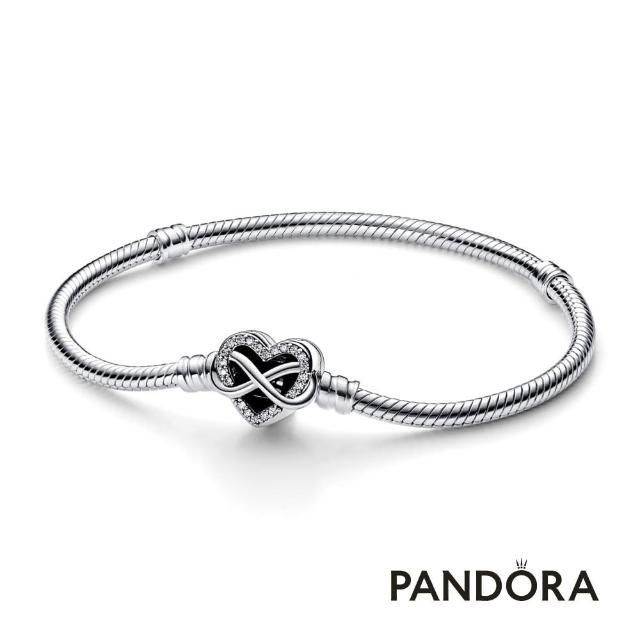 【Pandora 官方直營】Pandora Moments 無限璀璨愛意蛇形手鏈