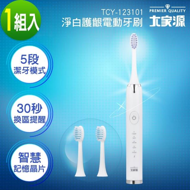 【大家源】淨白護齦電動牙刷 TCY-123101(1入)