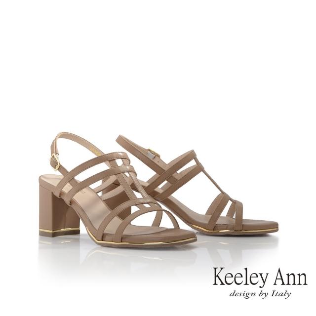 【Keeley Ann】羅馬式粗跟涼鞋(棕色432008325)