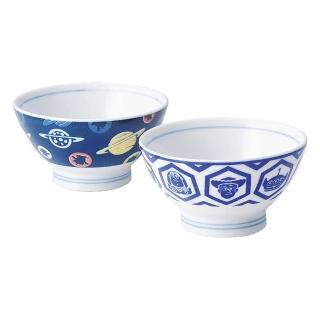 【SANGO 三鄉陶器】迪士尼 玩具總動員 陶瓷餐碗二件組 和風古意(餐具雜貨)