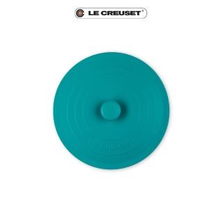 【Le Creuset】耐熱矽膠圓型保鮮蓋20.5cm(加勒比海藍)