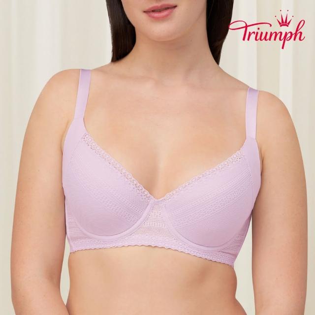 【Triumph 黛安芬】塑型機密系列 纖型 透氣 C-F全罩杯內衣(淺紫色)